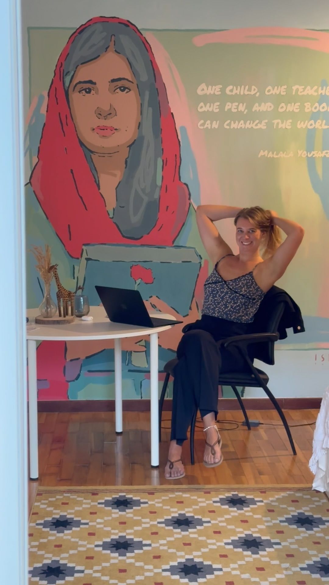 Bright shared studio and work area at StartArt Creative House